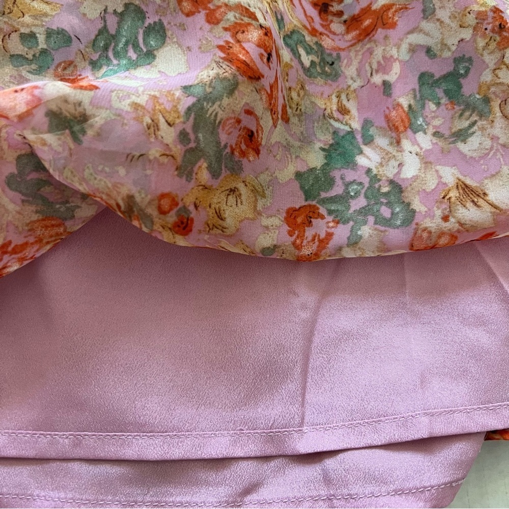 NWT ASTR The Label Jaidee Floral Tiered Halter Maxi Dress Cottagecore XS - Picture 10 of 13